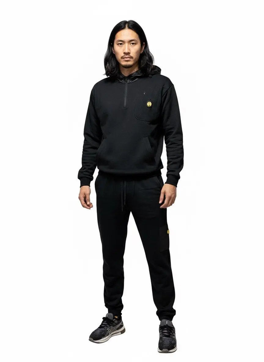MAGAGNE - Hoodie Technique Noir Premium - Confort et Style pour l'Aventure Magagne