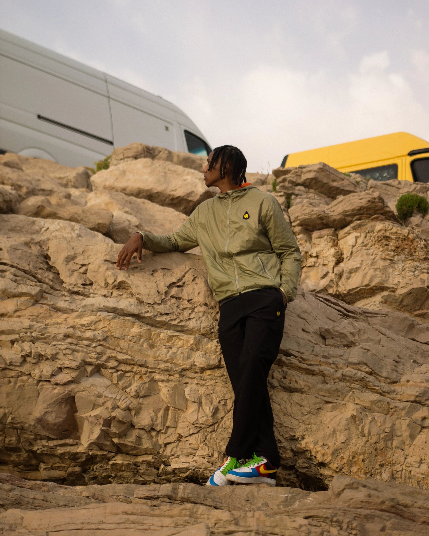 MAGAGNE - Veste Réversible Orange et Vert - Magagne