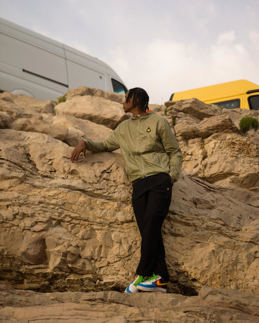 MAGAGNE - Veste Réversible Orange et Vert - Magagne