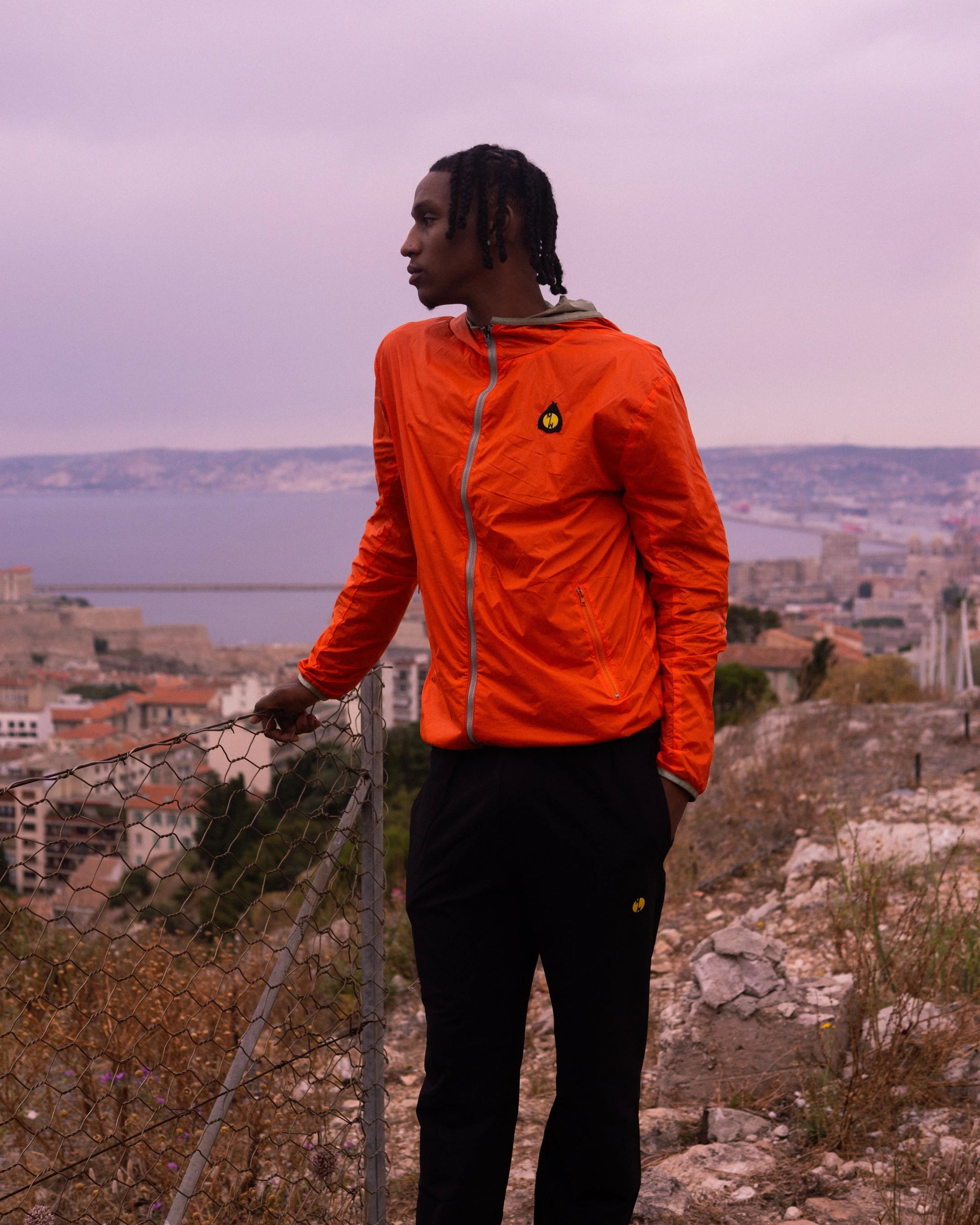 MAGAGNE - Veste Réversible Orange et Vert - Magagne